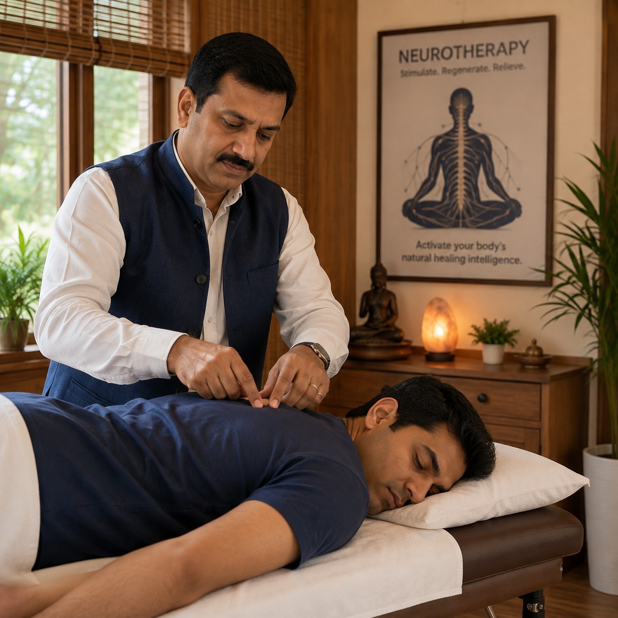 Authentic Indian Neurotherapy Treatment Session with Kaptan Ji