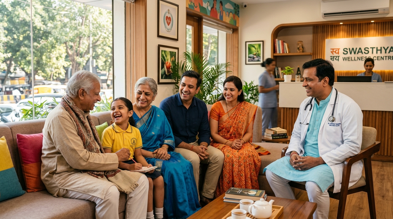 Multi-Generational Indian Family Consulting with Kaptan Ji